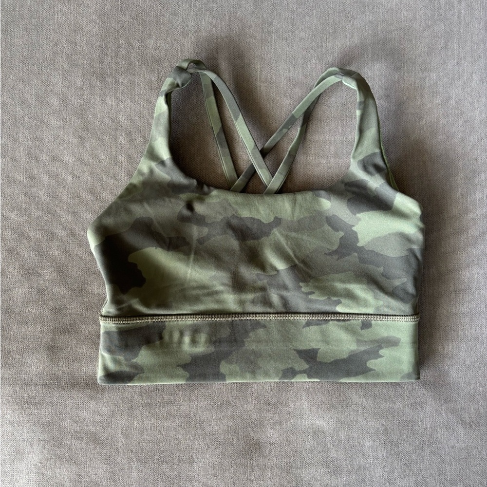 Lulu Lemon Camouflage Sports Bra